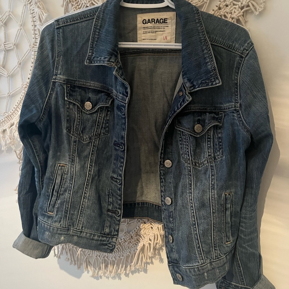 Garage Women's Classic Blue Jean Jacket